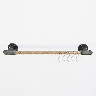 Tablette flottante avec crochets Alaya