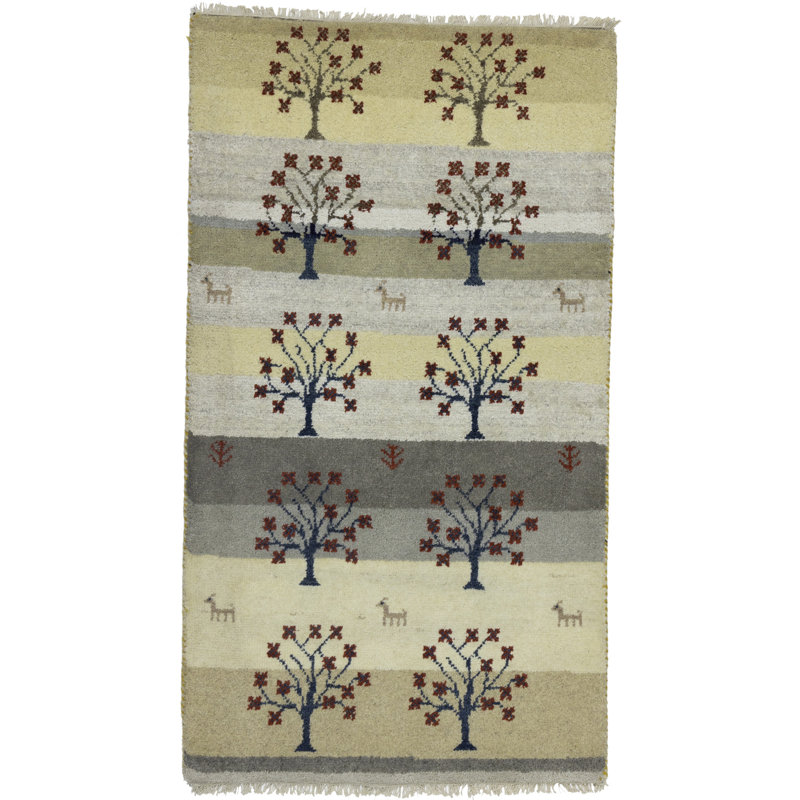 Maisy-May Wool Floral Indoor Rug