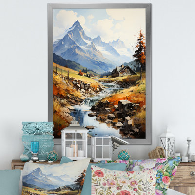 " Alpine Nostalgia Creek Landscape "