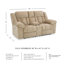 Causeuse inclinable électrique Gwendolyne-98618593