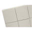 Lit, grand lit, tapissier, aspect lin beige, pieds en bois noir, transitionnel