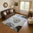Premium Machine Washable Mehara AMF1686 Geometric Rug-131739152