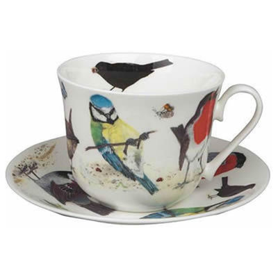 Bone China Teacup and Saucer