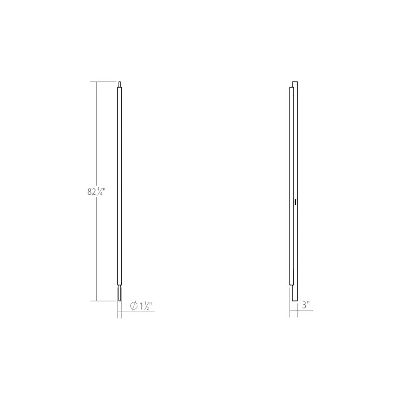 Keel Wall Sconce, Satin White