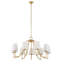 Lustre doré 9 lumières Uttermost Seville