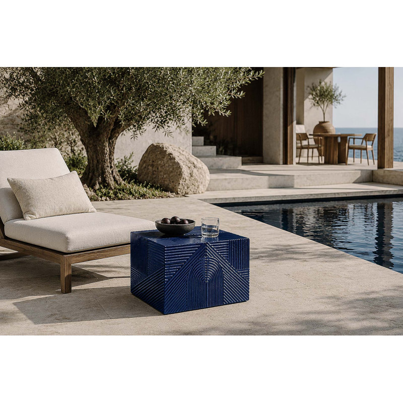Provenance Signature Outdoor Square Coffee Table, Sand