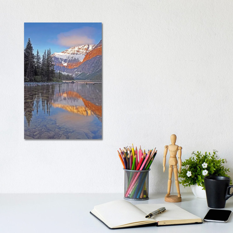 Cavell Lake by Brian Wolf - Wrapped Canvas Gallery-Wrapped Canvas Giclée, 30.48cm H x 20.32cm W