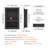 Shower Niche Ready for Tile 16" x 24", Double Shelf Organizer, Square Corners Wall-inserted Niche Recessed, Black