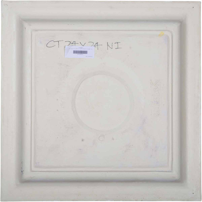 23.875'' L x 23.875'' W Polyurethane Glue Up Ceiling Tile In White