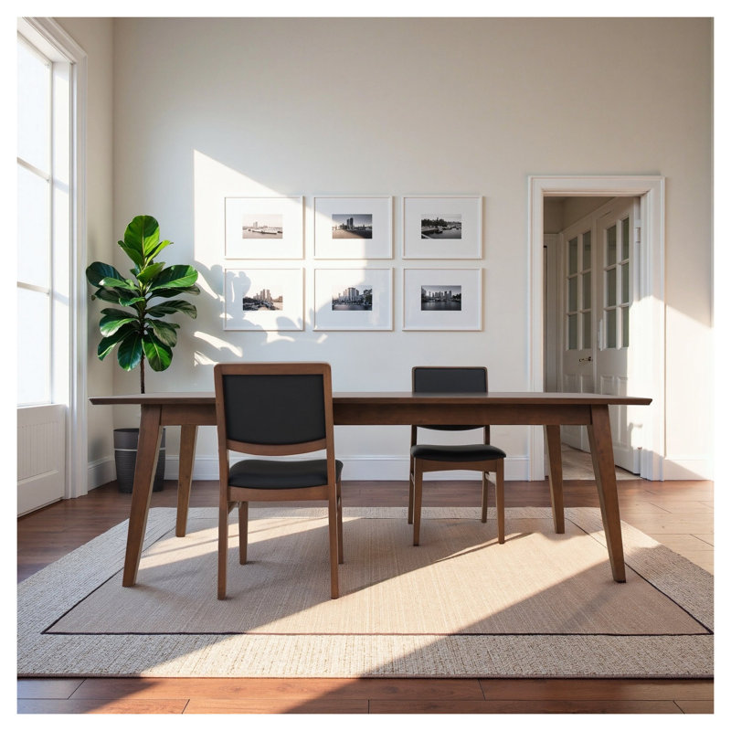 Ensemble de 2 chaises de salle à manger Cary Mid-Century Modern
