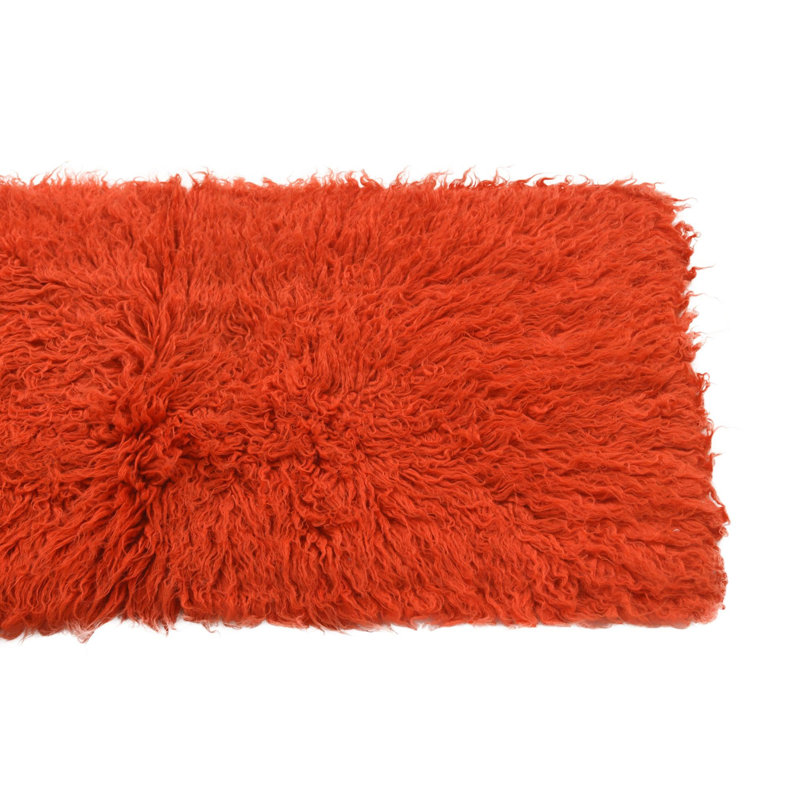 4 Ft Rectangle Phillippi Orange Rug