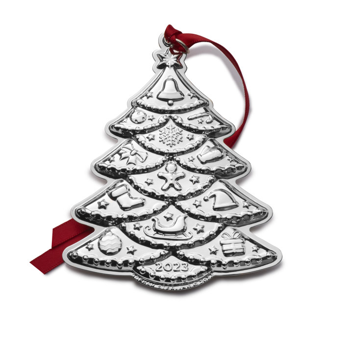 Gorham 2023 Sterling Silver Christmas Tree Ornament 7th Edition | Perigold