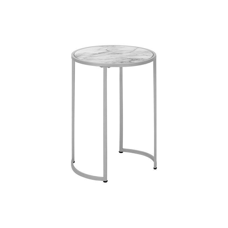 Table d'appoint Modern Modern, Blanc