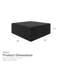 Repose-pieds rembourré The Flower-80848496