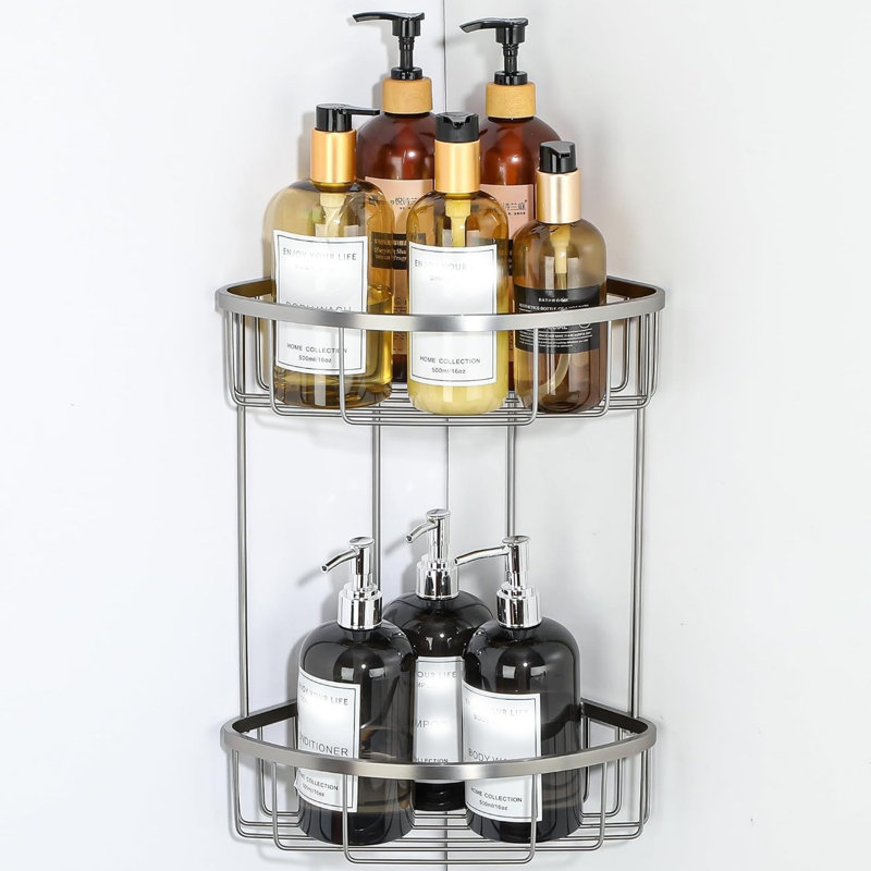Wall Mounted Required Stainless Steel Shower Caddy