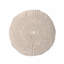 Pouf rond en coton Bordeaux