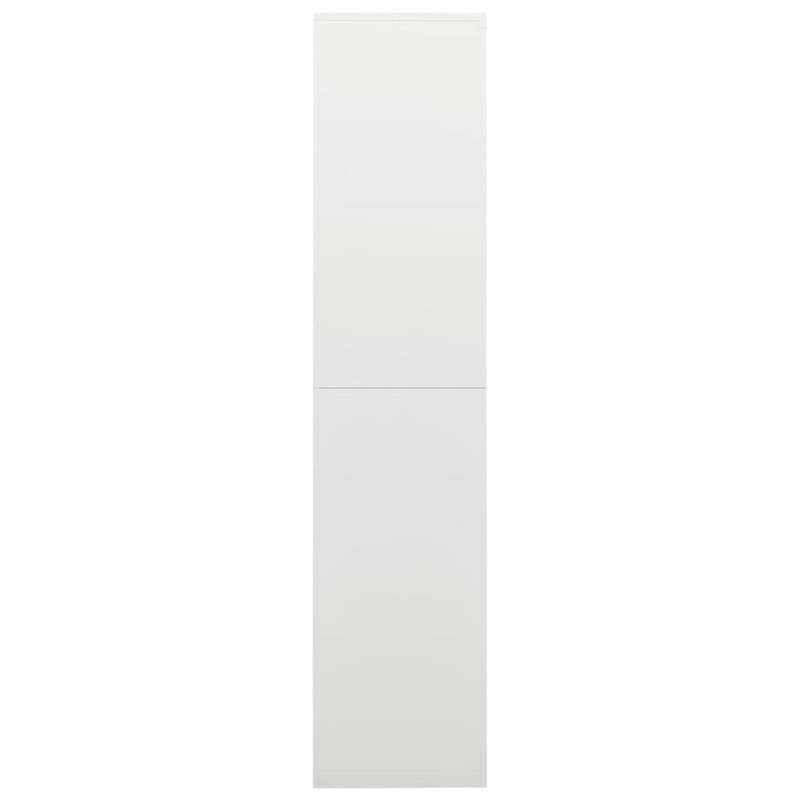 Storage Cabinet with a Lock Storage Locker Storage Organizer Steel, White