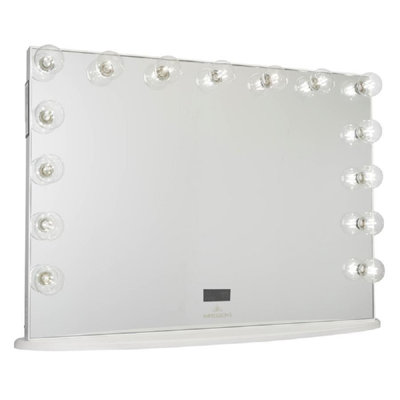 Hollywood Glow Lite Pro Vanity Mirror with 15 Lights Dressing Makeup Mirror with Power Outlets