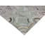 Leather Geometric Area Rug in Silver