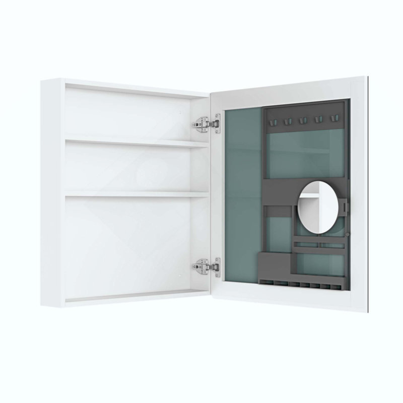 Armoire à pharmacie sans cadre Surface Mirror, H 26 po x l 24 po x P 4,8 po