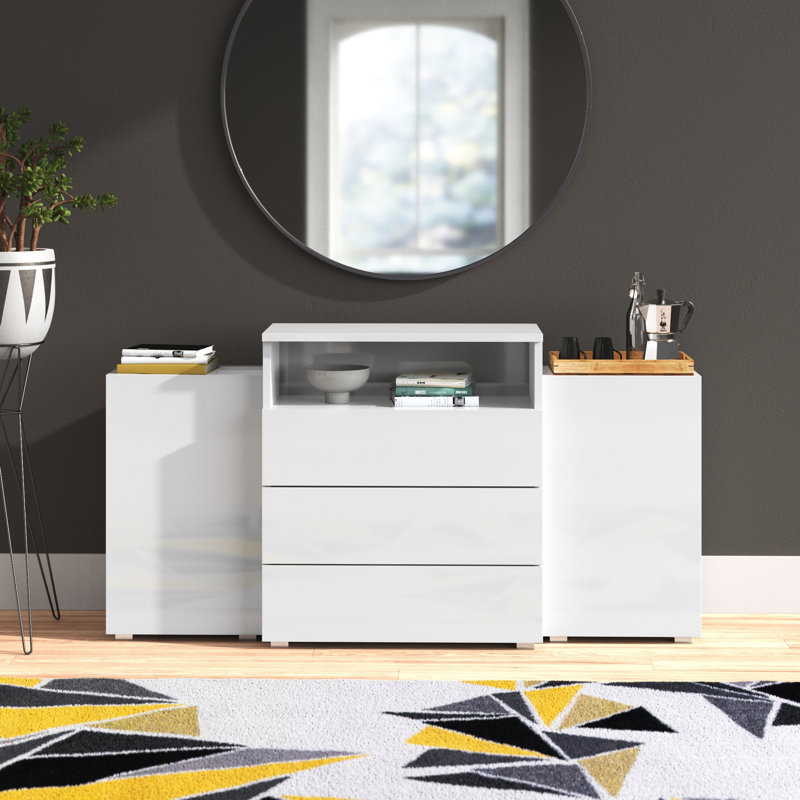 Sideboard Walnut River, White