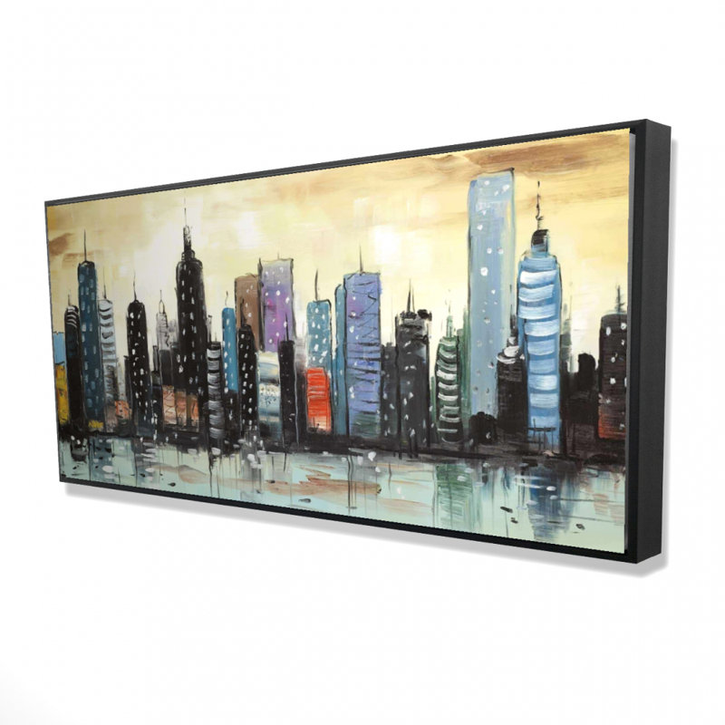 «Skyline on Abstract Cityscape»