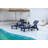 Chaise Lounge Set, 2 Patio Chaise Lounges And 1 Table, Modern Patio Chaise Lounge-436498258