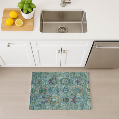 Machine Washable Indoor/Outdoor Bernadette ACN2228 Panel Rug