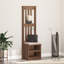 Hall Tree SANDNES 45X40x159.5 Cm Solid Wood Pine-1032863729