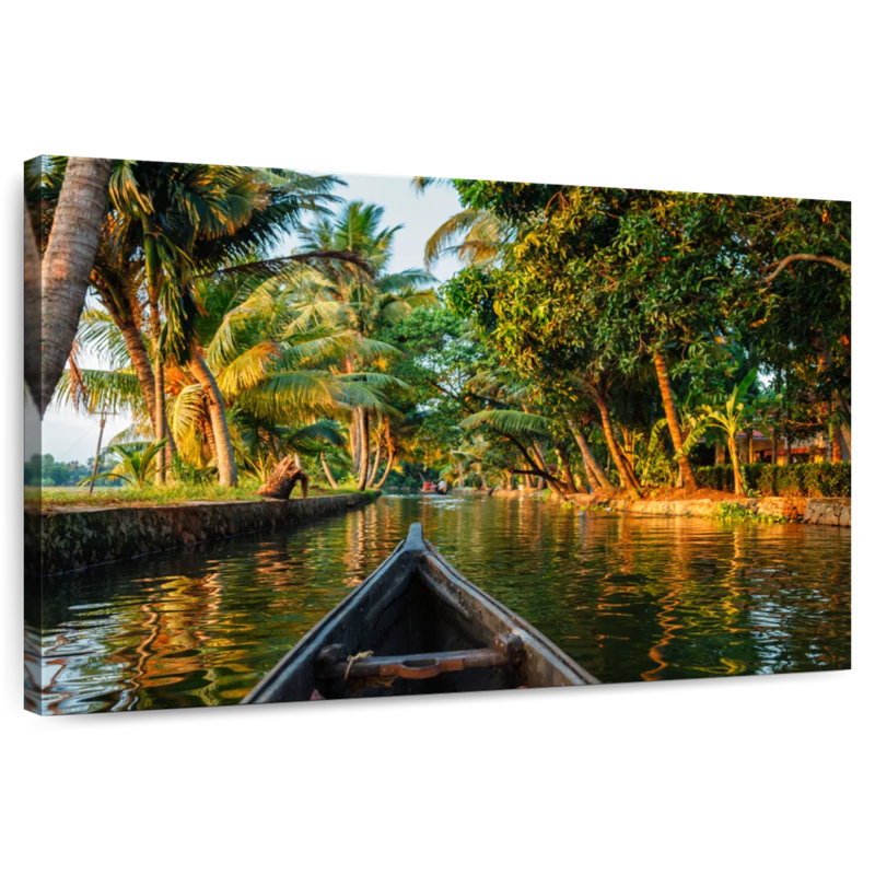 Mehar Kerala Backwater Tour, H 32 po x l 48 po