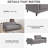 81.9" Wide Luxury Velvet Tufted Convertible Sleeper Sofa, Futon with Three Seating-477026116