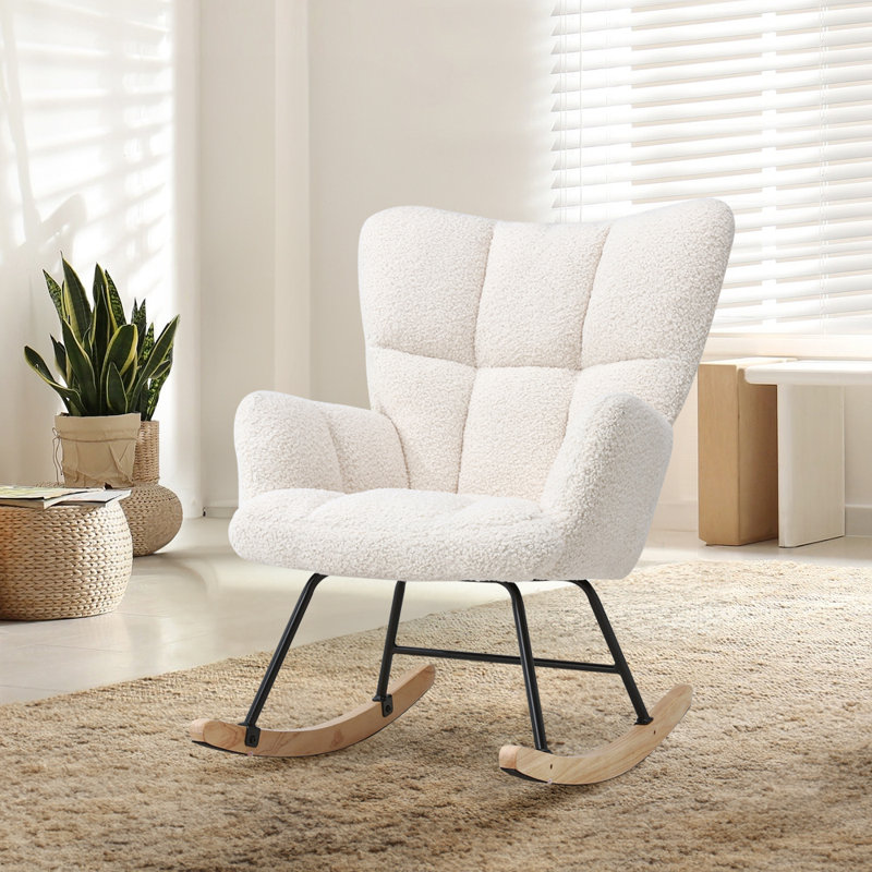 Herrera Rocking Chair, White
