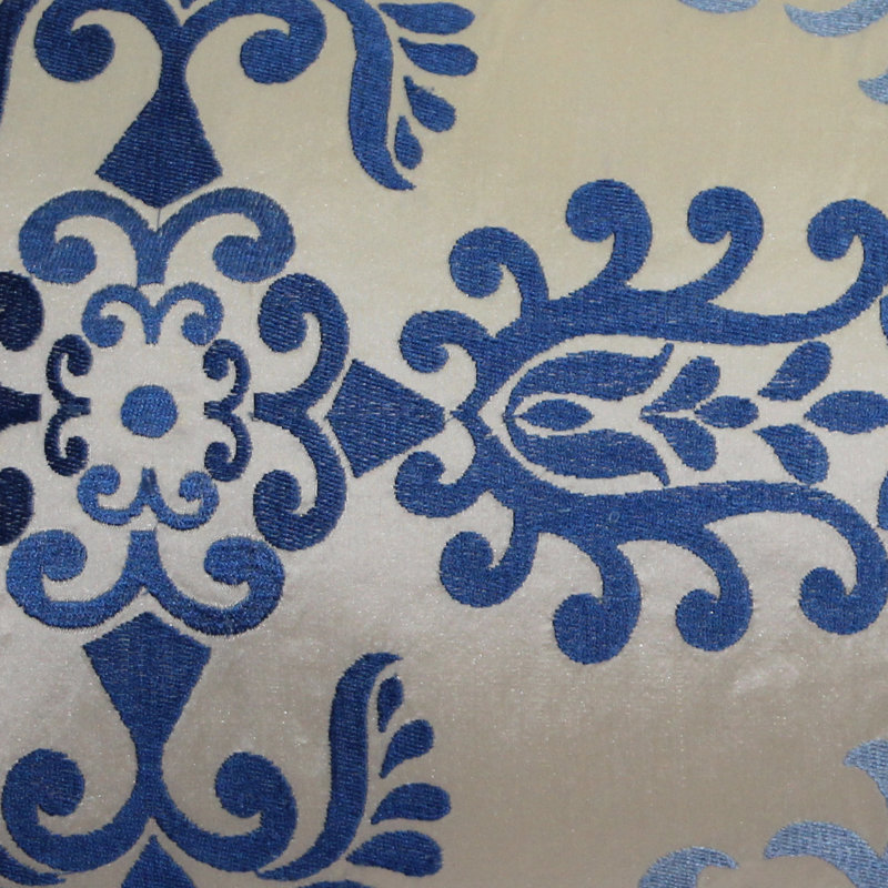 Housse et insert de coussin décoratif en soie Sumatra, Fontaine