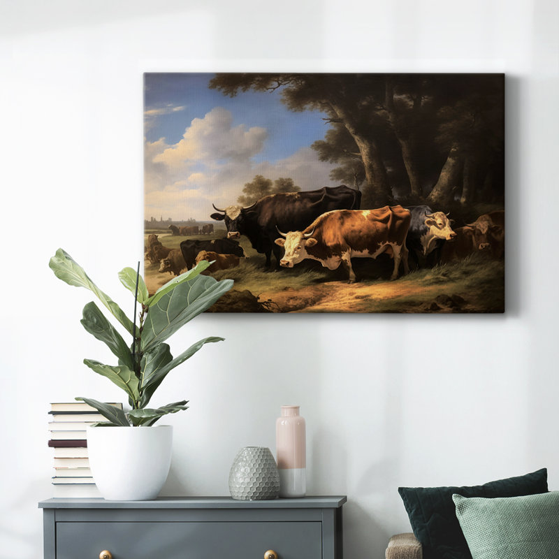 Animaux, série paysage CCLXIX, H 32 po x l 48 po