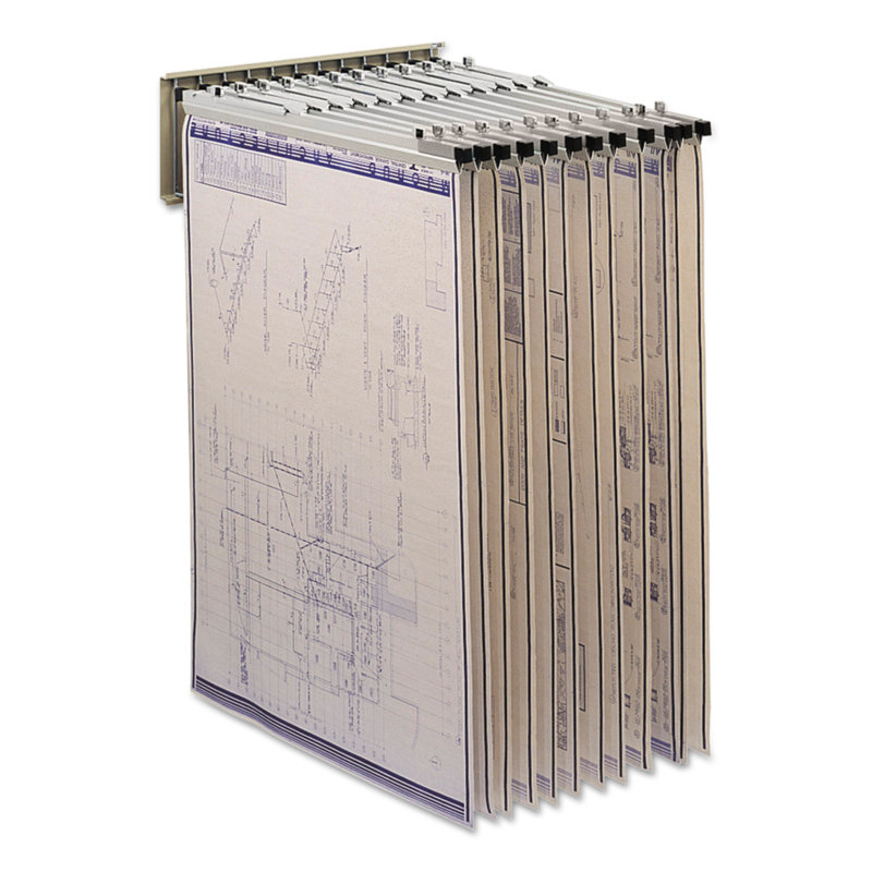 Sheet File Pivot Wall Rack