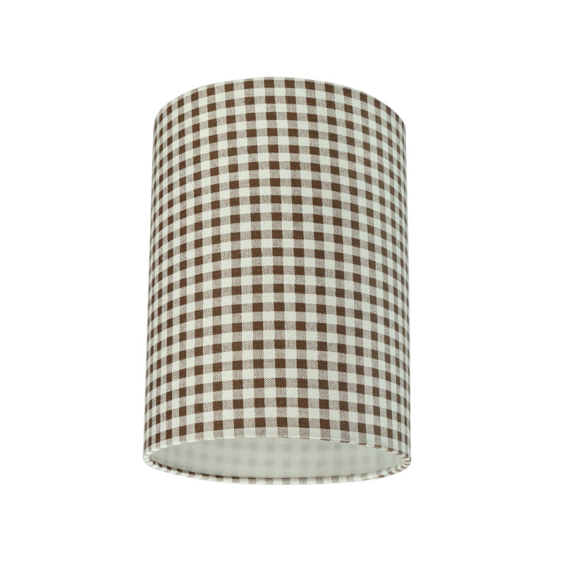 11'' H Textured Fabric Drum Lamp Shade