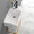 18" x 10" White Ceramic Rectangular Wall Mount / Vessel Bathroom Sink for Small Bathrooms