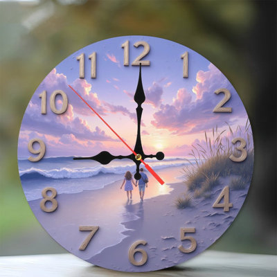 Horloge murale romantique