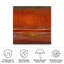 Décoration murale d'extérieur toutes saisons Manny Rio «Red Horizon»-995352174