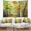 Tapisserie d'automne de paysage en bois-28484689