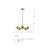 Reegan 5 - Light Steel Dimmable Tiered Chandelier-1985161748