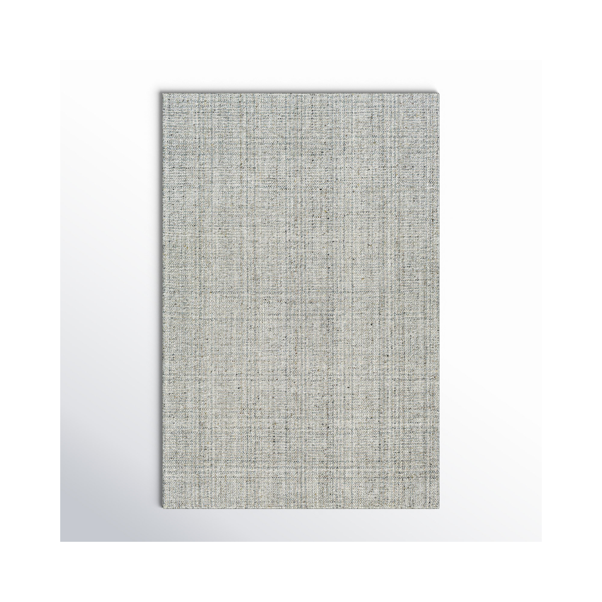 Jerrika Handmade Recycled P.E.T White Indoor/Outdoor Rug, Rectangle 2' x 3'