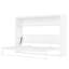 Twin Size Murphy Bed with Shelves, Metal Wall Bed with Foldable and Space-saving Design