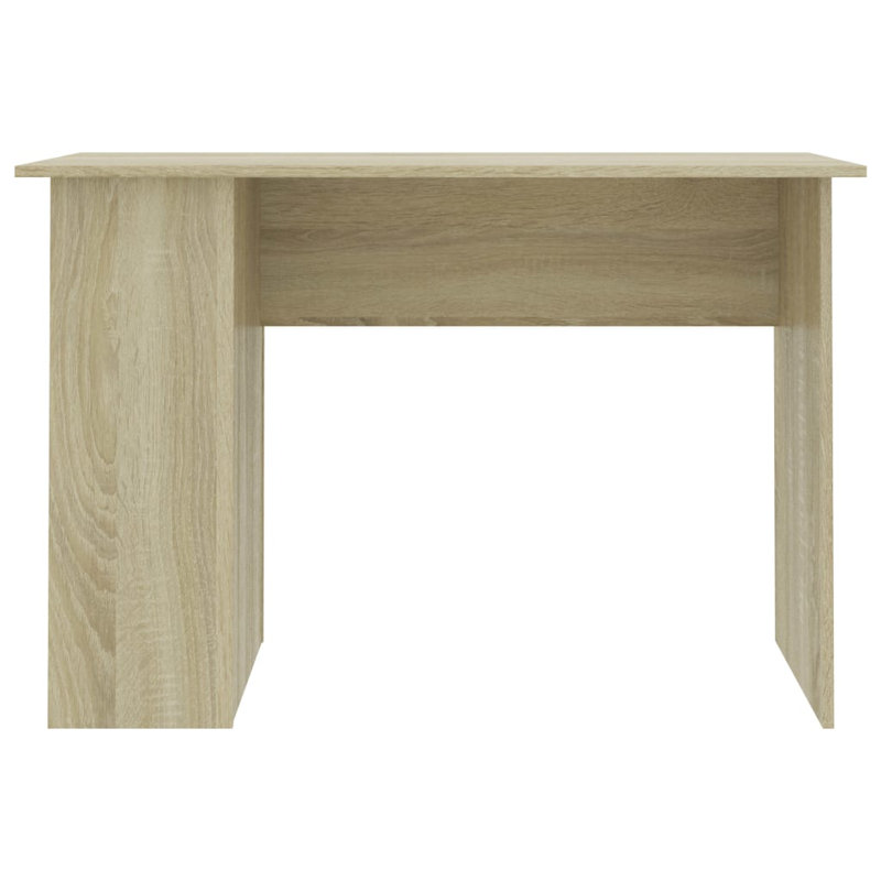 Desk Computer Desk Home Office Desk Workstation Table Engineered Wood, Sonoma oak