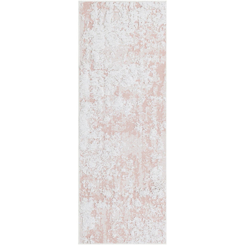 Cotton Abstract Indoor Rug, Runner 2'3" x 6'1"