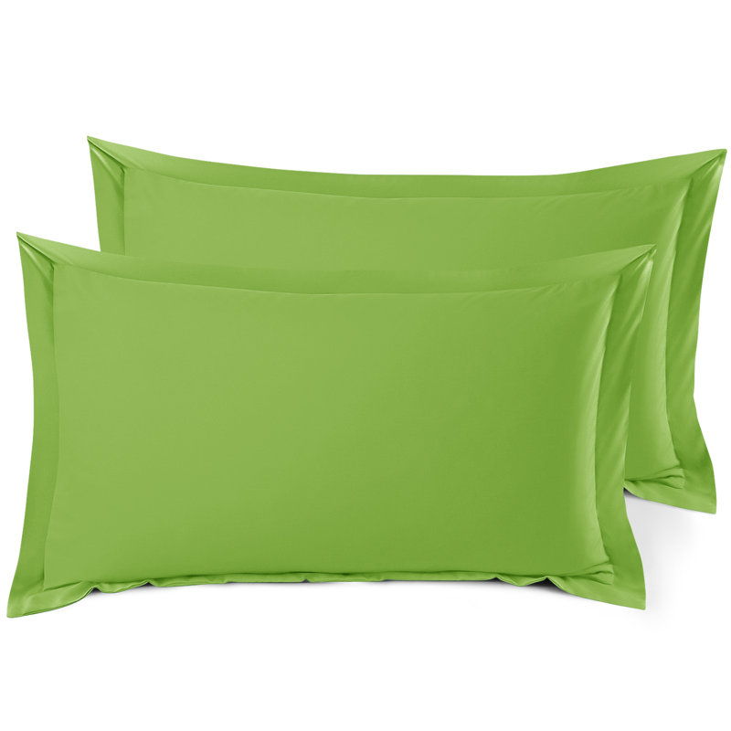 Taie décorative 100% polyester , Vert jardin, 20 po x 26 po