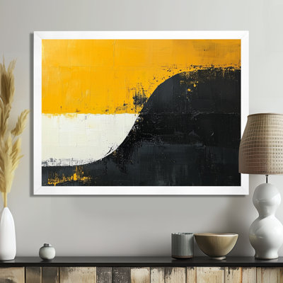 Gray and Black Abstract Shapes Reflections II - Formes abstraites, impressions sur toile