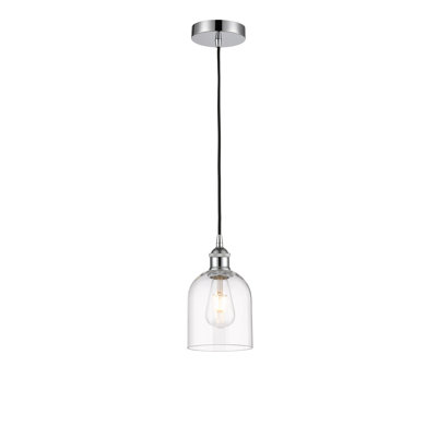 Edison Anacaren 1 Light 6" Cord Hung Pendant-616-G558