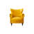Similicuir jaune est en rupture de stock