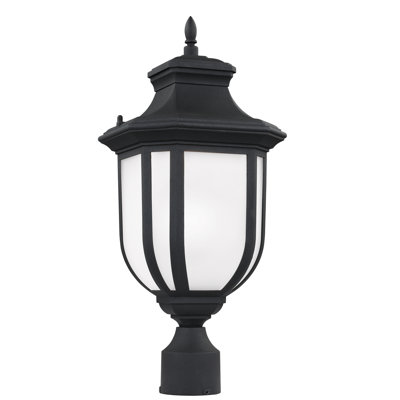 Frosted Metal Outdoor Lantern Head